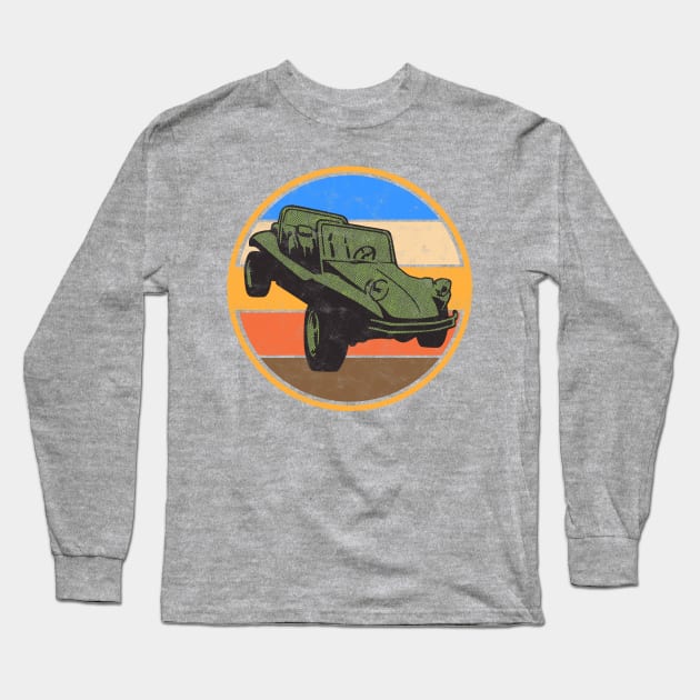 Beach Buggy, Dune Racer at Sunset Long Sleeve T-Shirt by RCDBerlin